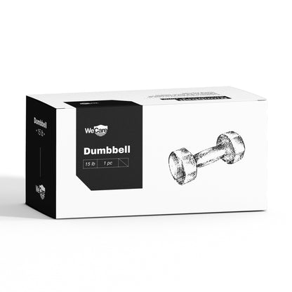 Elevate Your Fitness Routine with Our 15Lb Neoprene Hex Dumbbell Pair in Sleek Black